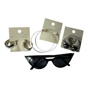 90s Y2K Fashion Statement Earrings And Sunglasses Lot Of 4 A New day Target 2025